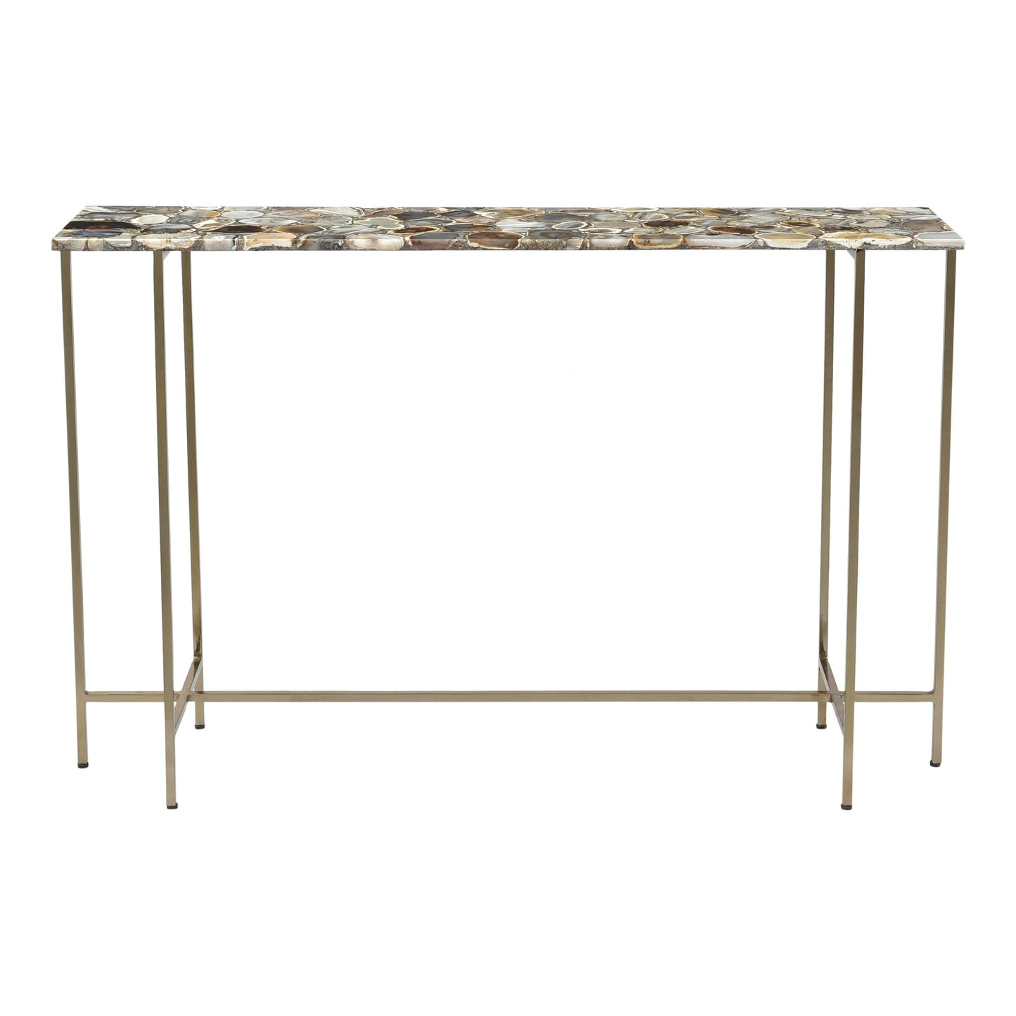 Sable Console Table - Grey Agate