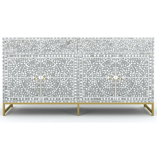 Vero Cabinet in grey mother of pearl by Arkrn Homes