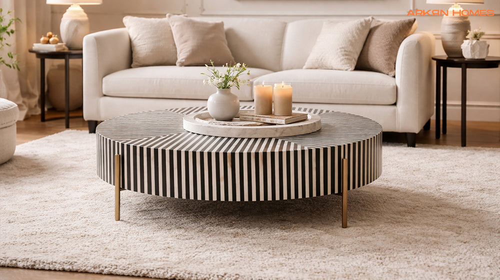 Vero mother-of-pearl coffee table