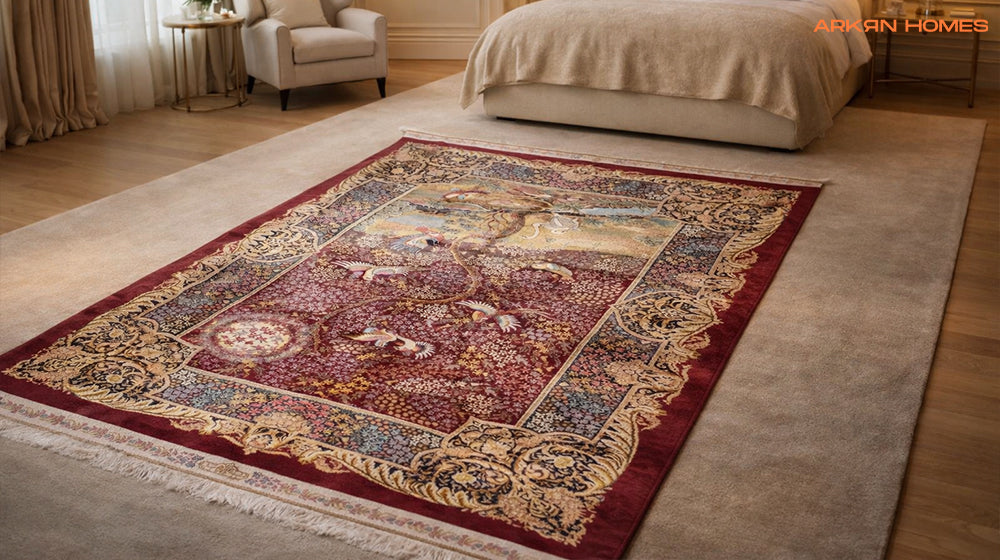 How Do You Choose the Perfect Silk Carpet for Living Rooms?
