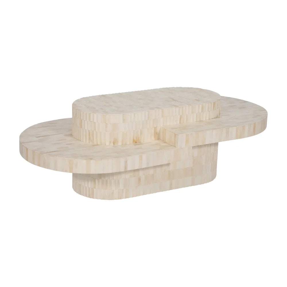 Tiffany Coffee Table - Bone Carved