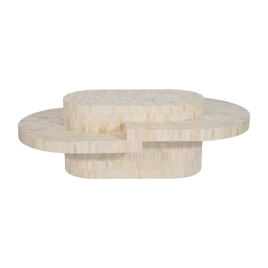 Tiffany Coffee Table - Bone Carved