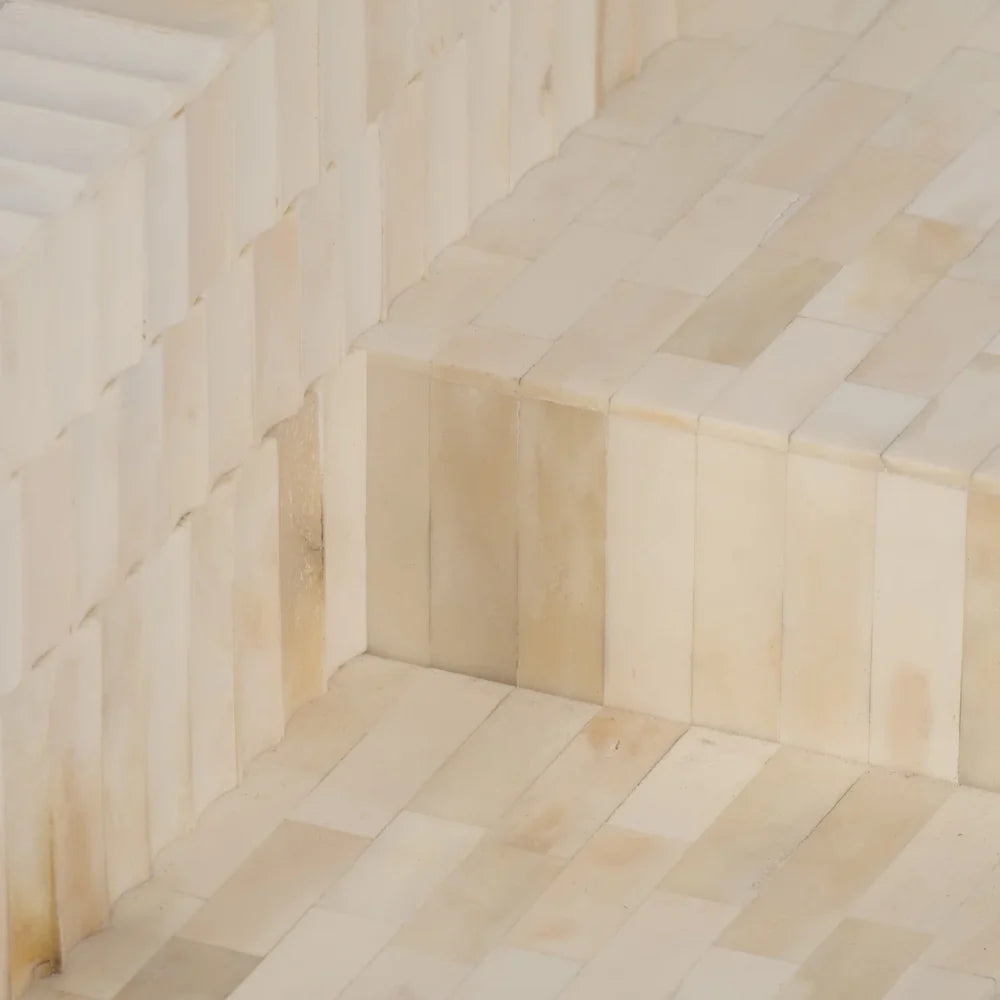 Bone carved coffee table design