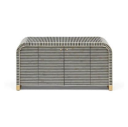 Leen Black bone inlay cabinet detail