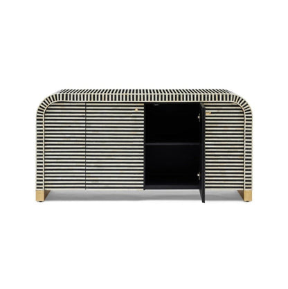 Leen Black bone inlay cabinet furniture