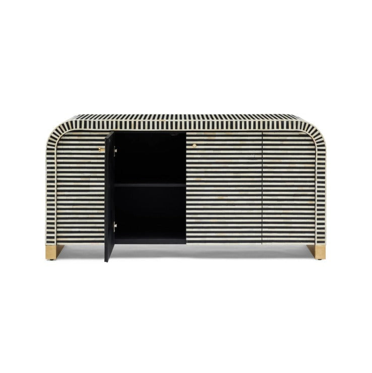 Leen Cabinet - Black Bone Inlay