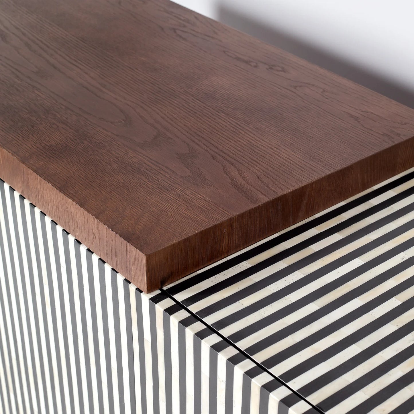 Lume Sideboard – black bone inlay sideboard, by Arkrn Homes