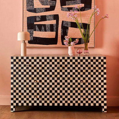 Mae Chest of Drawers - Black Bone Inlay 