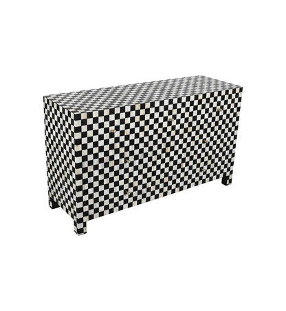 Mae Chest of Drawers - Black Bone Inlay 