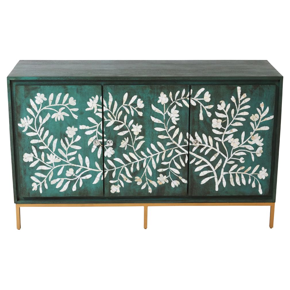Moon Cabinet Green mother of pearl by Arkrn homes