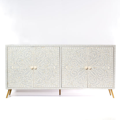 Navi Cabinet Grey Bone Inlay 