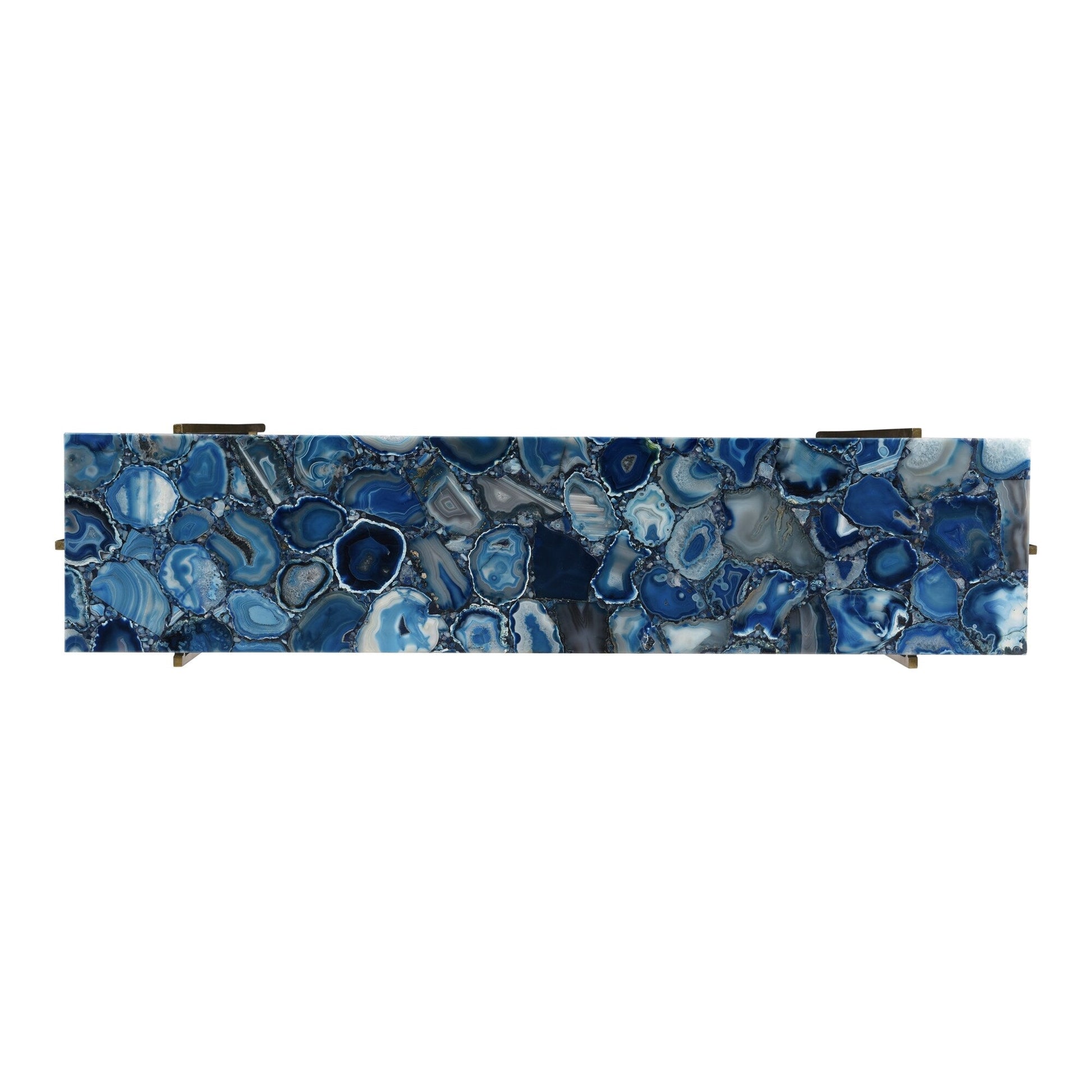 Sable Blue Agate Console Table by Arkrn Homes 
