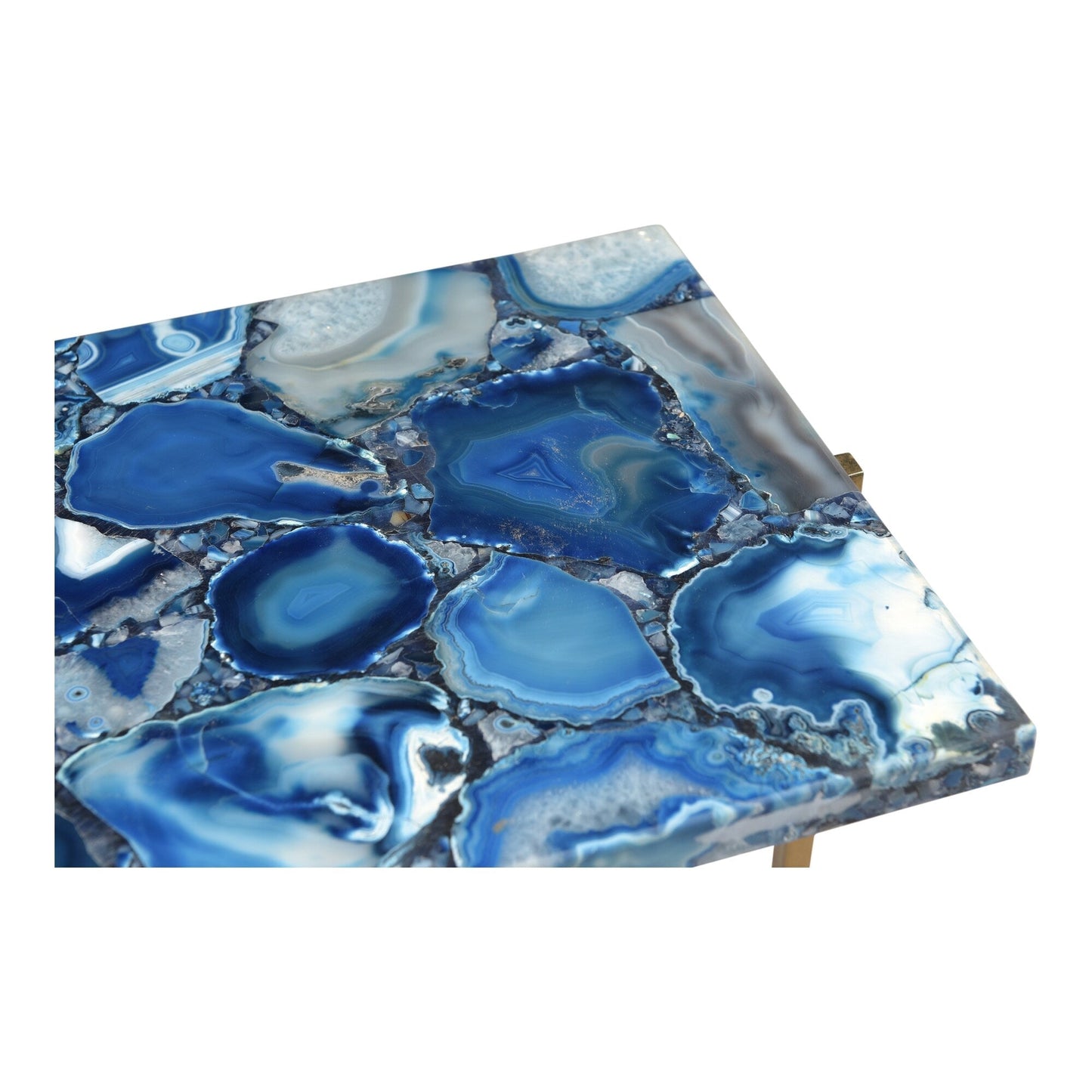 Sable Blue Agate Console Table by Arkrn Homes 