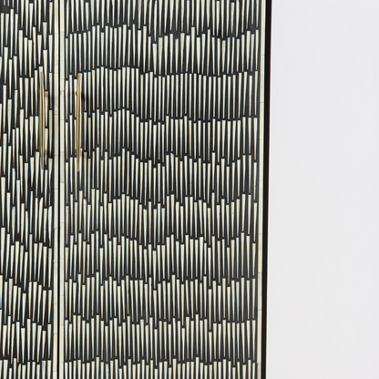 Skye cabinet black and white bone inlay by arkrn homes