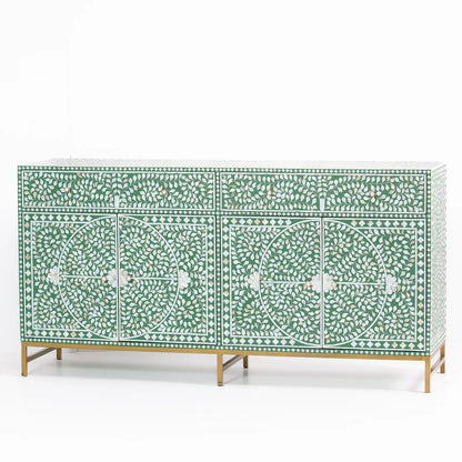 Vero Sideboard – Green Mother of Pearl Inlay, by Arkrn Homes