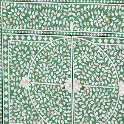 Vero Sideboard – Green Mother of Pearl Inlay, by Arkrn Homes