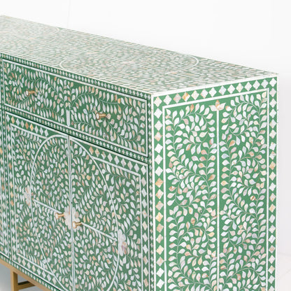 Vero Sideboard – Green Mother of Pearl Inlay, by Arkrn Homes