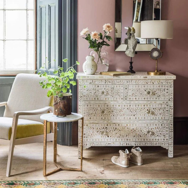 Vero Mother of Pearl Chest of Drawers 1