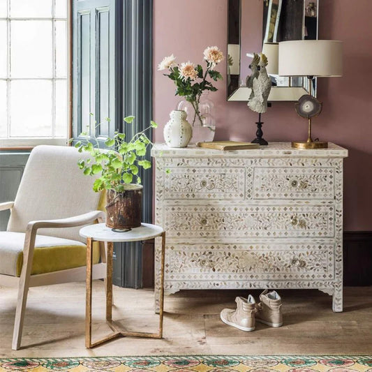 Vero Mother of Pearl Chest of Drawers 1