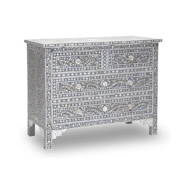 Vero Chest of Drawers - Grey Mother of Pearl 